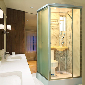 整体淋浴房宾馆酒店浴室洗澡房家用一体式钢化玻璃移动式卫生间