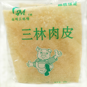 三林塘肉皮 油炸三林肉皮猪皮 麻辣烫火锅食材品牌品质保证16.8元