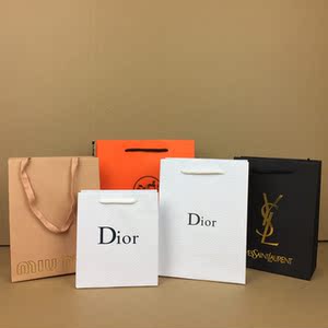 chanel纸袋香水袋子迪奥礼品袋化妆品包装礼品盒饰品手提袋布袋