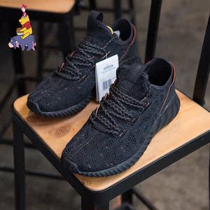 阿迪达斯tubular小椰子,阿迪达斯tubular 阿迪达斯/adidas tubular 350 黑武士三叶草简版小椰子跑鞋by3559