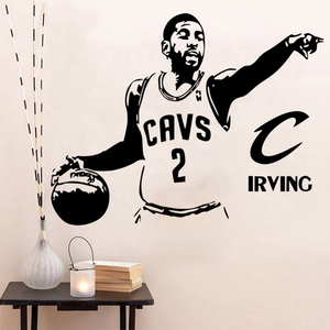 nba篮球明星凯里欧文海报贴纸 学生宿舍寝室卧室墙壁橱门装饰贴画