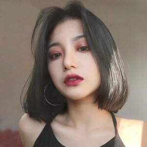 韩版假发女生短发中分刘海蓬松修脸bobo头自然逼真时尚帅气全头套