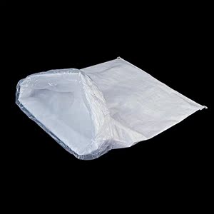 特大袋子带内膜口袋防潮次白带双层编织袋珠光膜打包塑料防水彩印