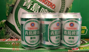 青岛啤酒 听装青岛 冰纯啤酒 330ml*24罐