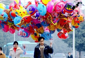 氦气球批发免邮大号卡通可爱动漫铝箔气球多款氦气球儿童充气玩具