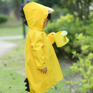 恐龙儿童雨衣男童幼儿园宝宝雨披春夏小童孩学生环保女童带书包位
