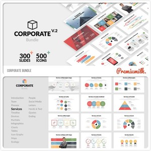 ae模板-扁平化ppt风格mg动画公司商务信息表格图表数据元素