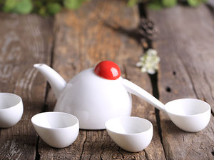 创意骨瓷大小喜鹊茶具整套茶具功夫陶瓷个性茶壶茶杯时尚
