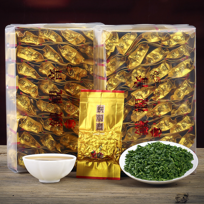 新茶铁观音浓香型 250g袋装乌龙茶 茶叶礼盒装