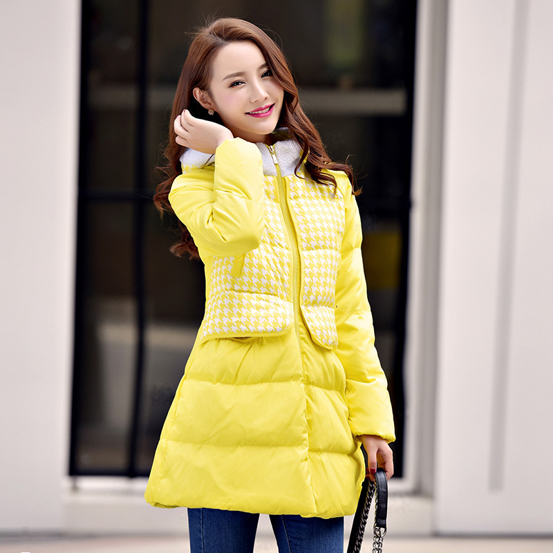 2018韩版新款冬季羽绒服女中长款加厚大码外套时尚显瘦特价清仓潮