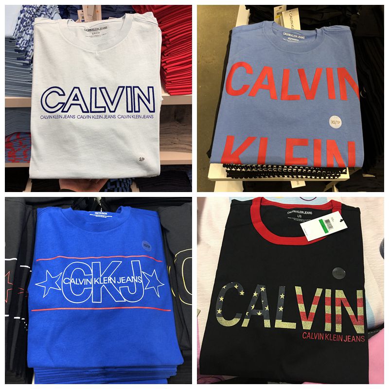 19夏新款 纽约大宝 Calvin Klein Jeans/CK 男士圆领短袖T恤合集