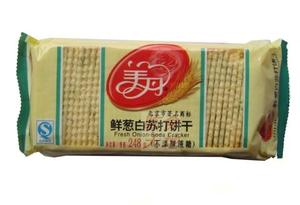 美丹饼干 span class=h>白苏打 /span>饼干 无蔗糖饼干 鲜葱味/ span