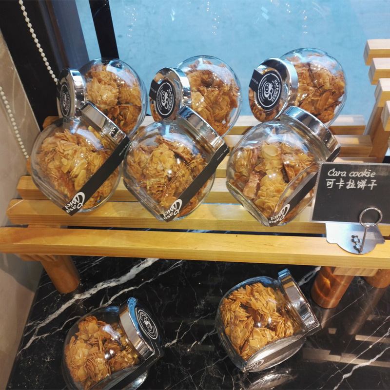 可莎蜜儿可卡拉饼干糕点小零食个性艺术装巴旦木坚果饼干杭州特产