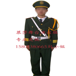 国旗班学生升旗手服装仪仗 span class=h>队服/span>装升旗服装军乐