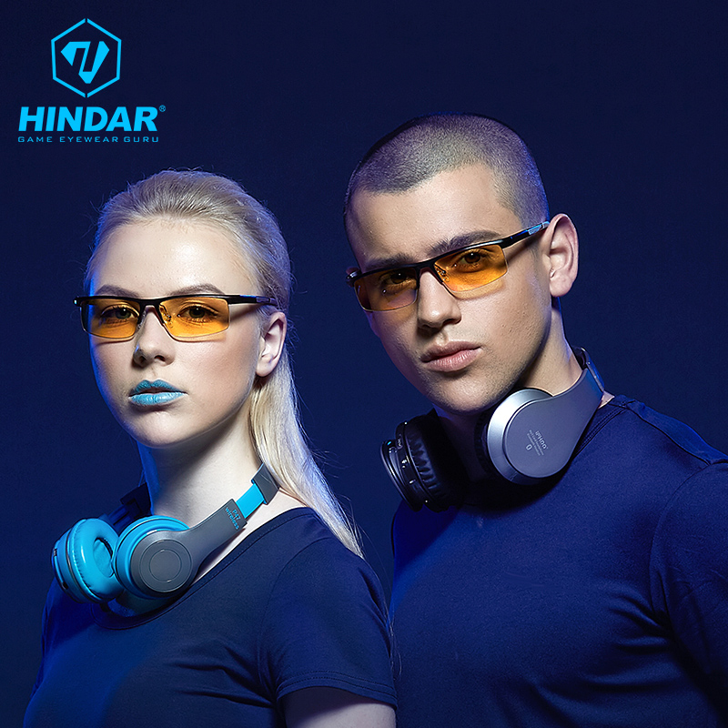 HINDAR防辐射眼镜手机电竞游戏护目镜防蓝光眼镜电脑镜男女HGA029