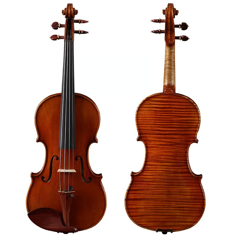 青歌乐器QV311全手工独板提琴成人考级演奏琴独板小提琴