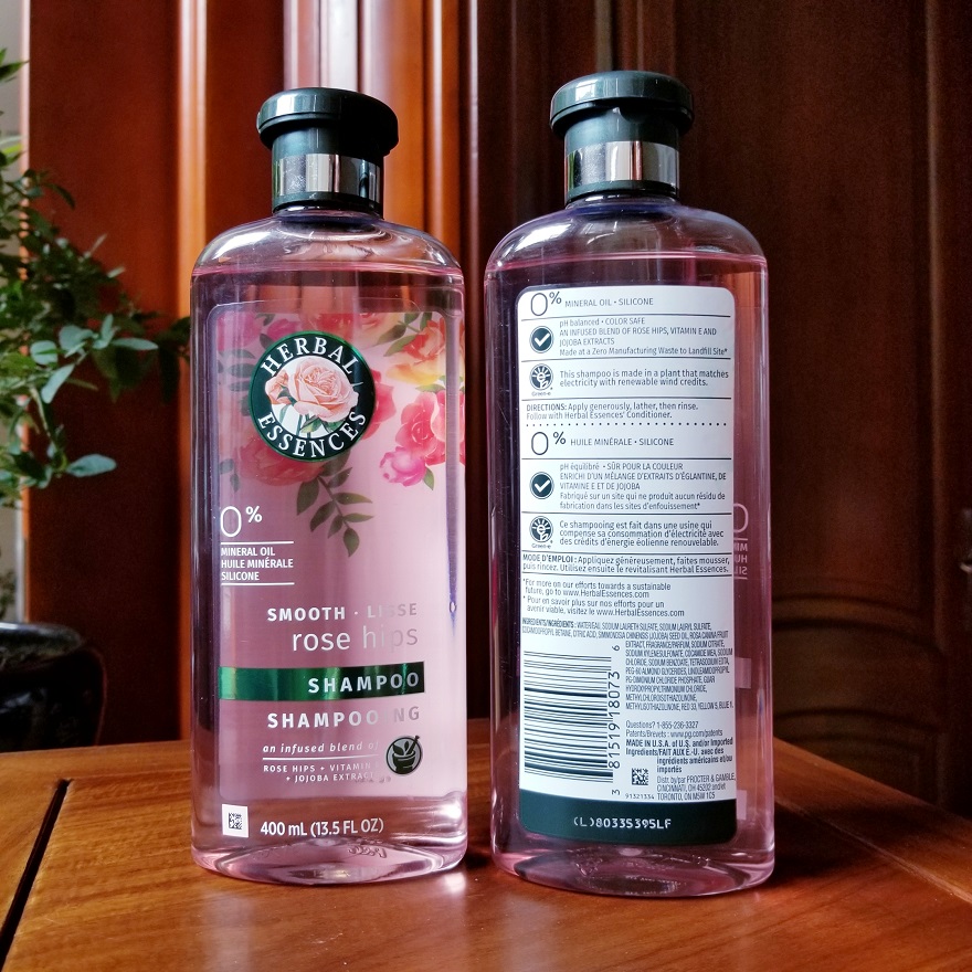 美国 伊卡璐(clairol) 玫瑰香氛无硅油洗发水 修护柔亮 400ml*1