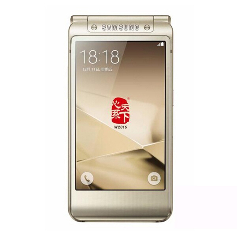 Samsung/三星 SM-W2016 电信4G 复古翻盖 智能手机 官方旗舰店正品手机