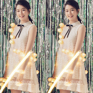 欢乐颂2第二季关雎尔乔欣关关同款衣服白色连衣裙子2017夏女潮