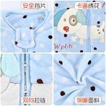 薄棉外出连体纱布春季0-6个月初生婴儿睡袋睡带薄款夏天新生春秋