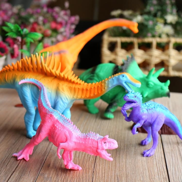 玩具霸王龙仿真模型儿童动物玩具孩玩具新款5只装恐龙男 舒服