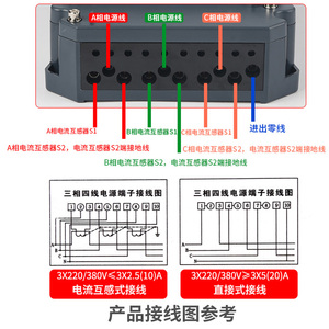 dtsf2626分时电能表三相四线电子式多复费率 峰谷电表电能电度表