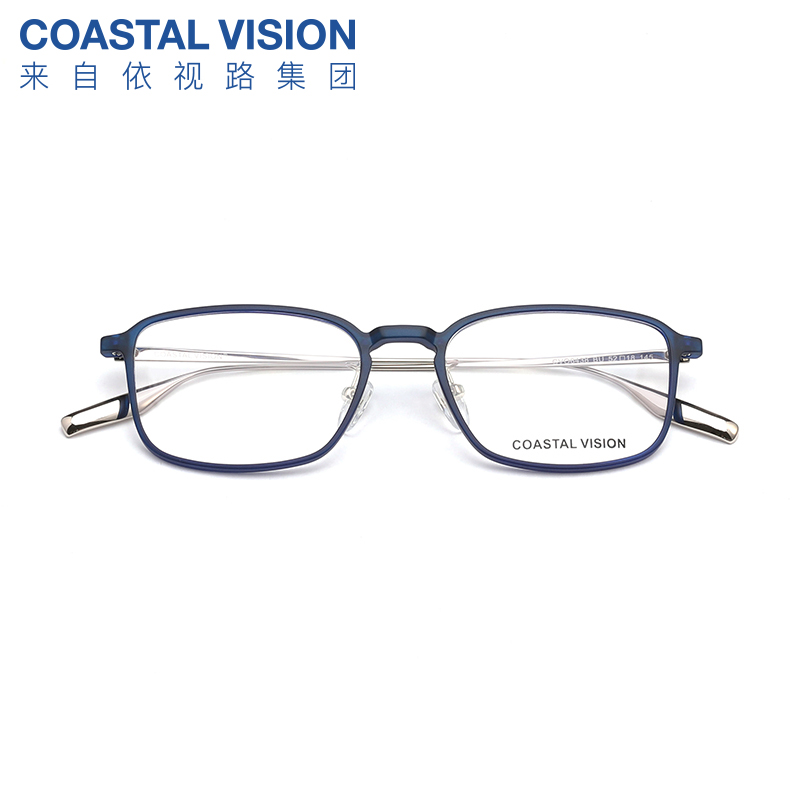 眼镜框男女方框镜宴CVO6438商务成品新潮架超轻防蓝光近视光学镜