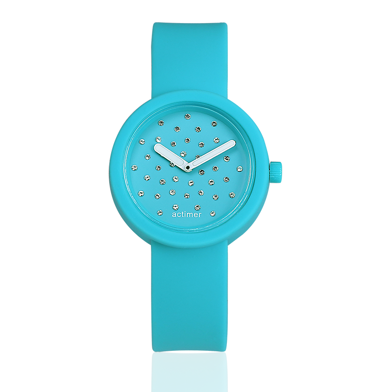 原创设计Actimer手表 奔色多彩晶石面个性男女表中性腕表