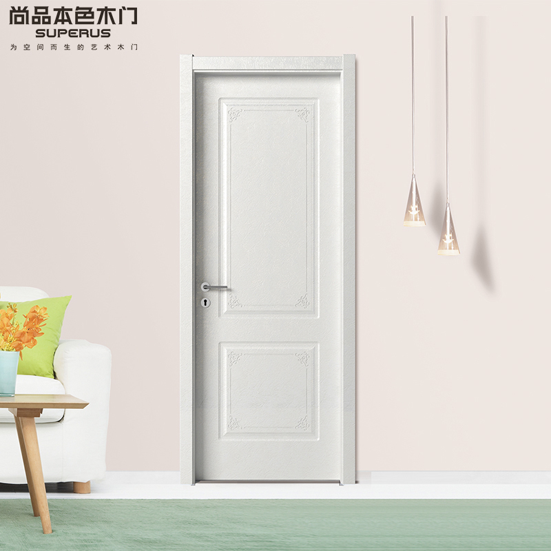 尚品本色木门定制生态室内门实木复合套装门免漆门静音卧室门007