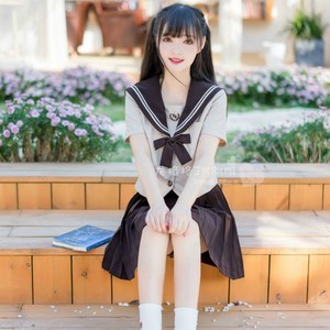 日系少女学生校服可爱正统jk制服软妹水手服套装学院风女甜美夏秋