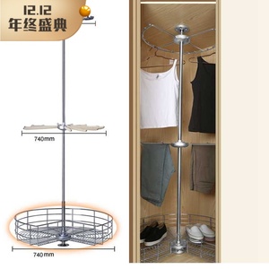 衣柜360度旋转拉篮三层转角挂衣架 span class=h></p></a>衣帽间 /span>拐角