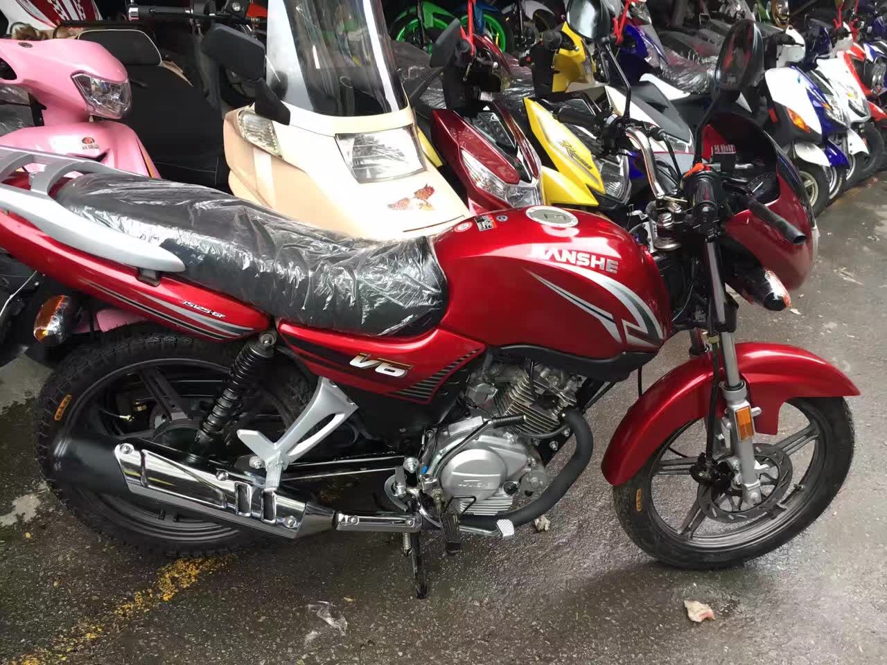 14年库存 建设摩托车 雅马哈yb125骑式车摩托整车 js125-6f v6