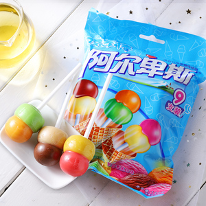 阿尔卑斯棒棒糖双享棒水果味混合口味144g*2儿童零食创意糖果硬糖