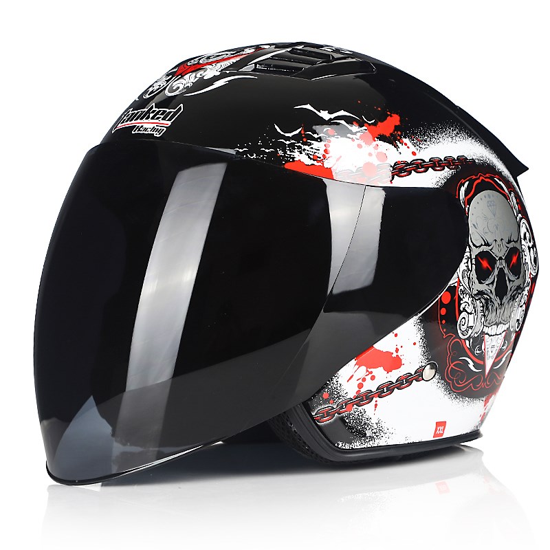 摩托车大码4xl带NFC专用头盔蓝牙大号机高质量价格优惠半全覆式