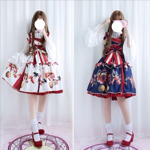 日式和风软妹cosplay服装洛丽塔女学生可爱 暗黑系裙子洋装宫廷风