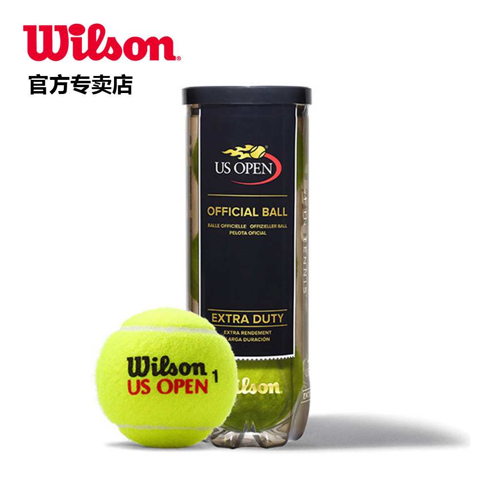 Wilson 威尔胜 美网 公开赛 （胶罐）新包装  网球 3只装 US OPEN