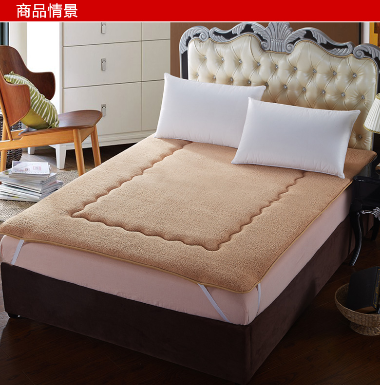 褥子爱的的9673-ykza学生单人床垫0.9可折宿舍寝室上下铺加厚床