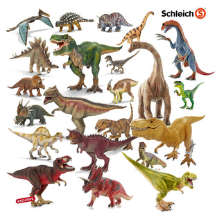 思乐schleich恐龙 暴龙南方巨兽龙牛龙霸王翼龙迅猛龙棘蜿龙模