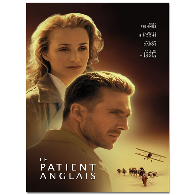 英国病人欧美经典电影海报装饰画芯酒吧咖啡厅挂画墙壁纸招贴画心