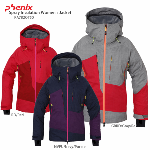 日本代购 PHENIX菲尼克斯 女单板雪服双板滑雪上衣PA782OT50