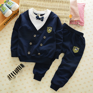 男童春装套装2017新款春季宝宝外套1-3岁半小孩衣服婴幼儿卫衣潮儿童套装