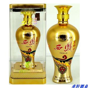 西凤名酿酒久藏级 西凤酒52度500毫升浓香型国送礼婚宴产西风白酒$