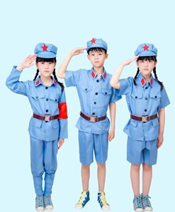 儿童红军服饰舞蹈演出服价格