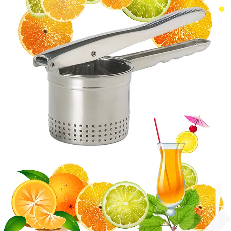 304不锈钢手压榨汁机手动甘蔗果汁家用扎水果橙子挤压器