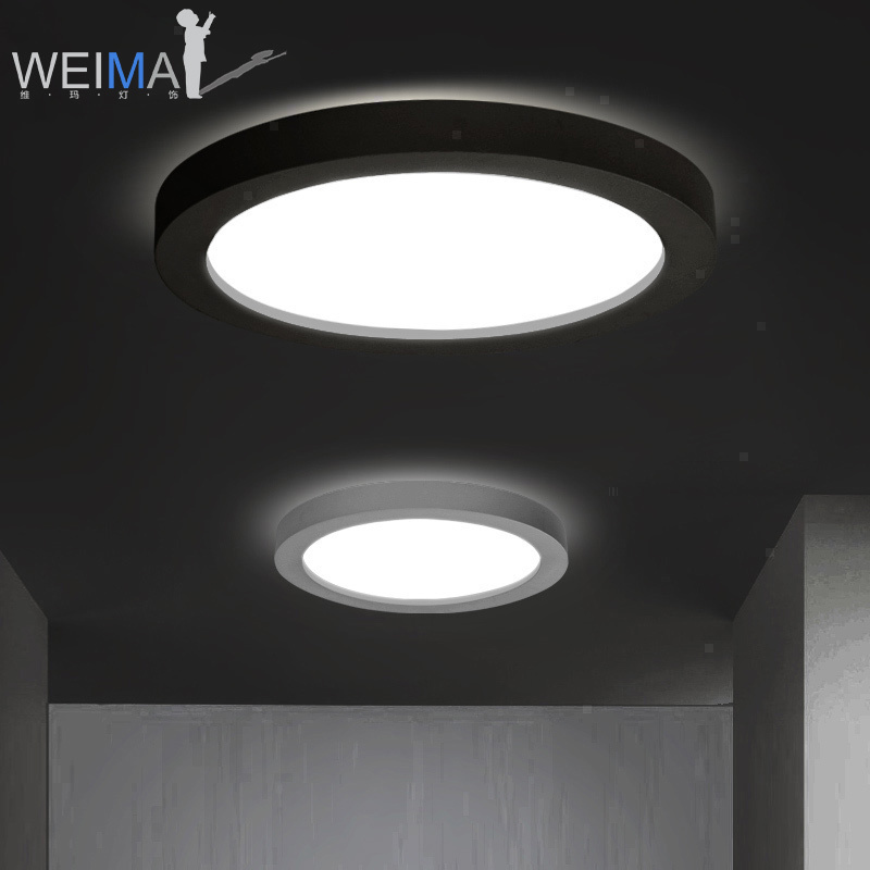 维玛 圆形吸顶灯饰简约现代走廊房间卧室灯具LED智能大气客厅餐厅