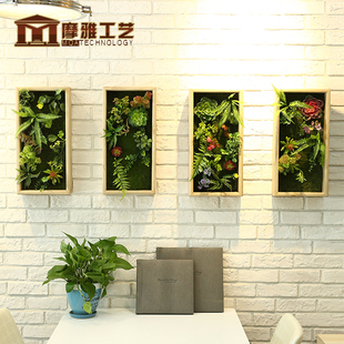北欧墙面家居仿真多肉绿植装饰壁饰工业风格墙壁植物壁挂墙饰挂件