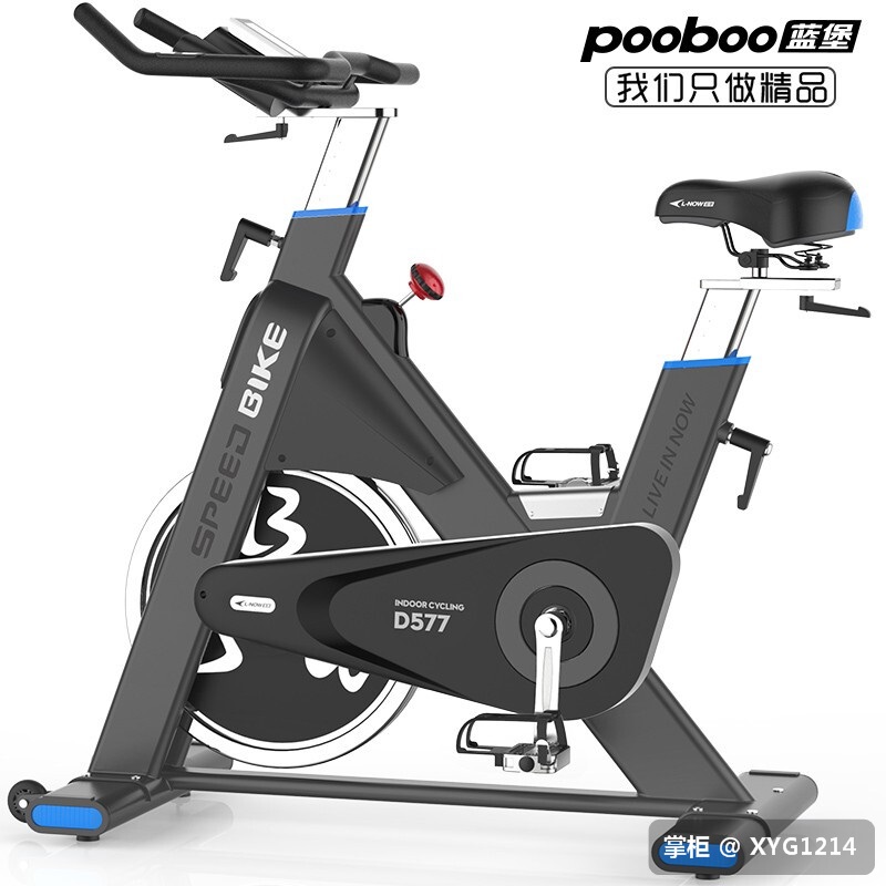 蓝堡健身车室内运动健身器材锻炼商务自行车静音家用健身房动感单