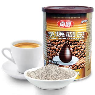 海南特产食品 南国速溶炭烧咖啡450g/灌装 经典海南咖啡粉冲饮品