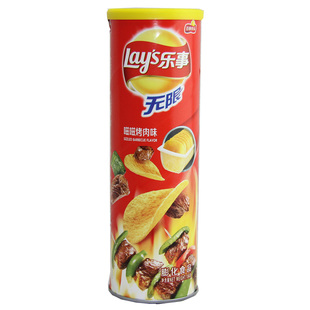 lay"s/乐事嗞嗞烤肉味薯片104g