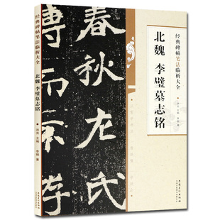 北魏 李璧墓志铭 碑帖笔法临析大全 楷书毛笔字帖 附笔法解析与摹临